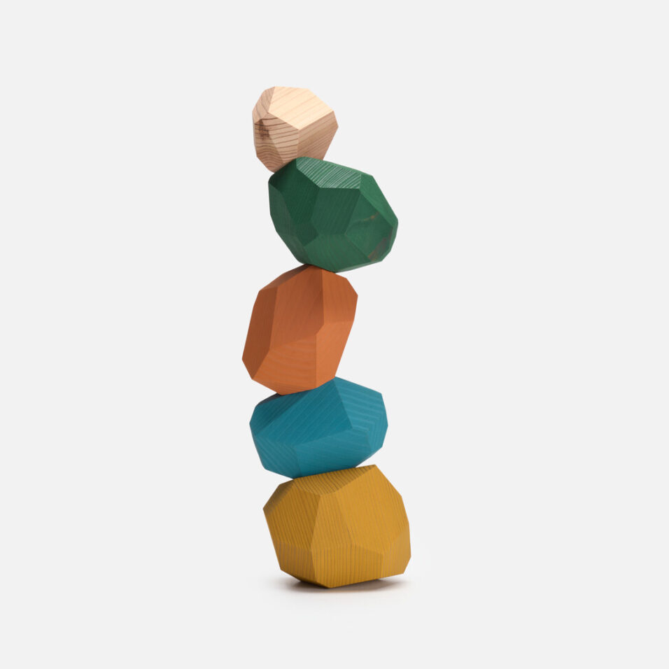 Mokulock 48-Piece Wooden Building Blocks Set - Natural Wood Bricks For Creative Play - View #7