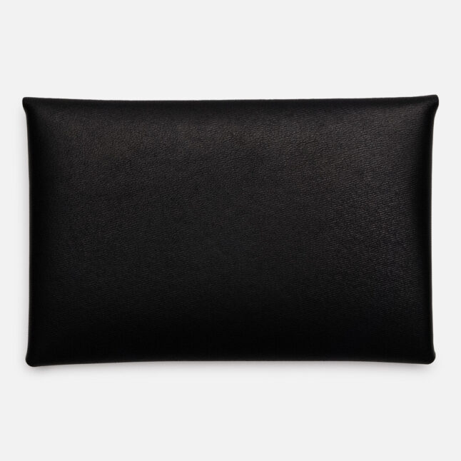 Back of black seamless card holder from Japan House London