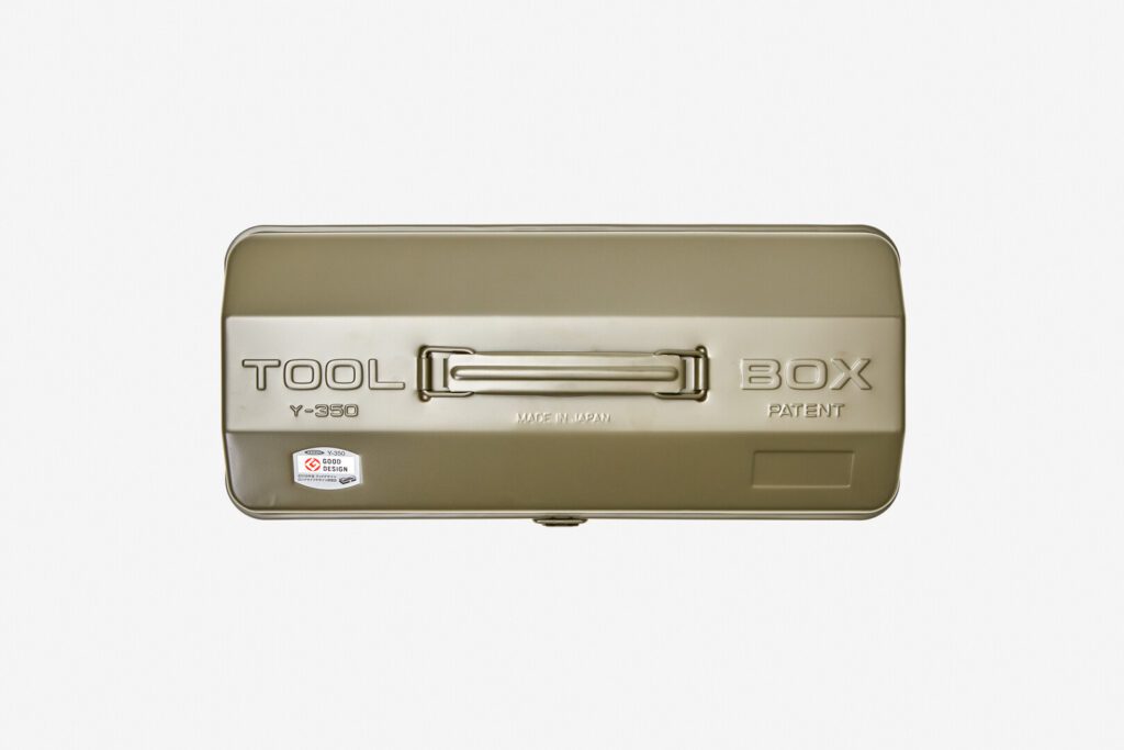 Camber-top Steel Toolbox - Japan House London