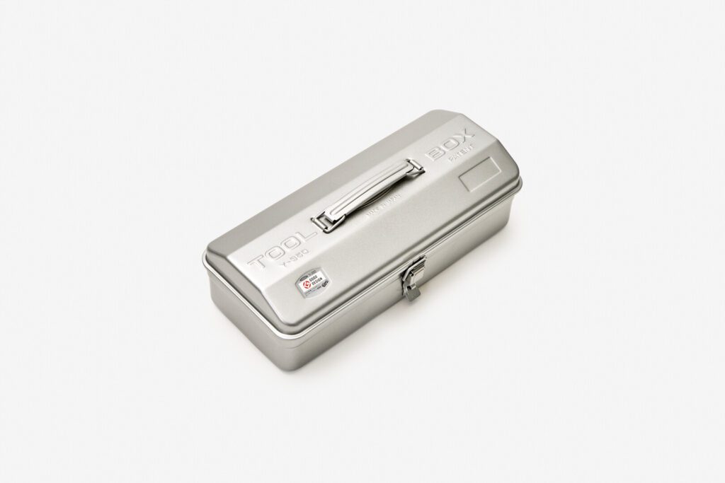 Camber-top Steel Toolbox - Japan House London