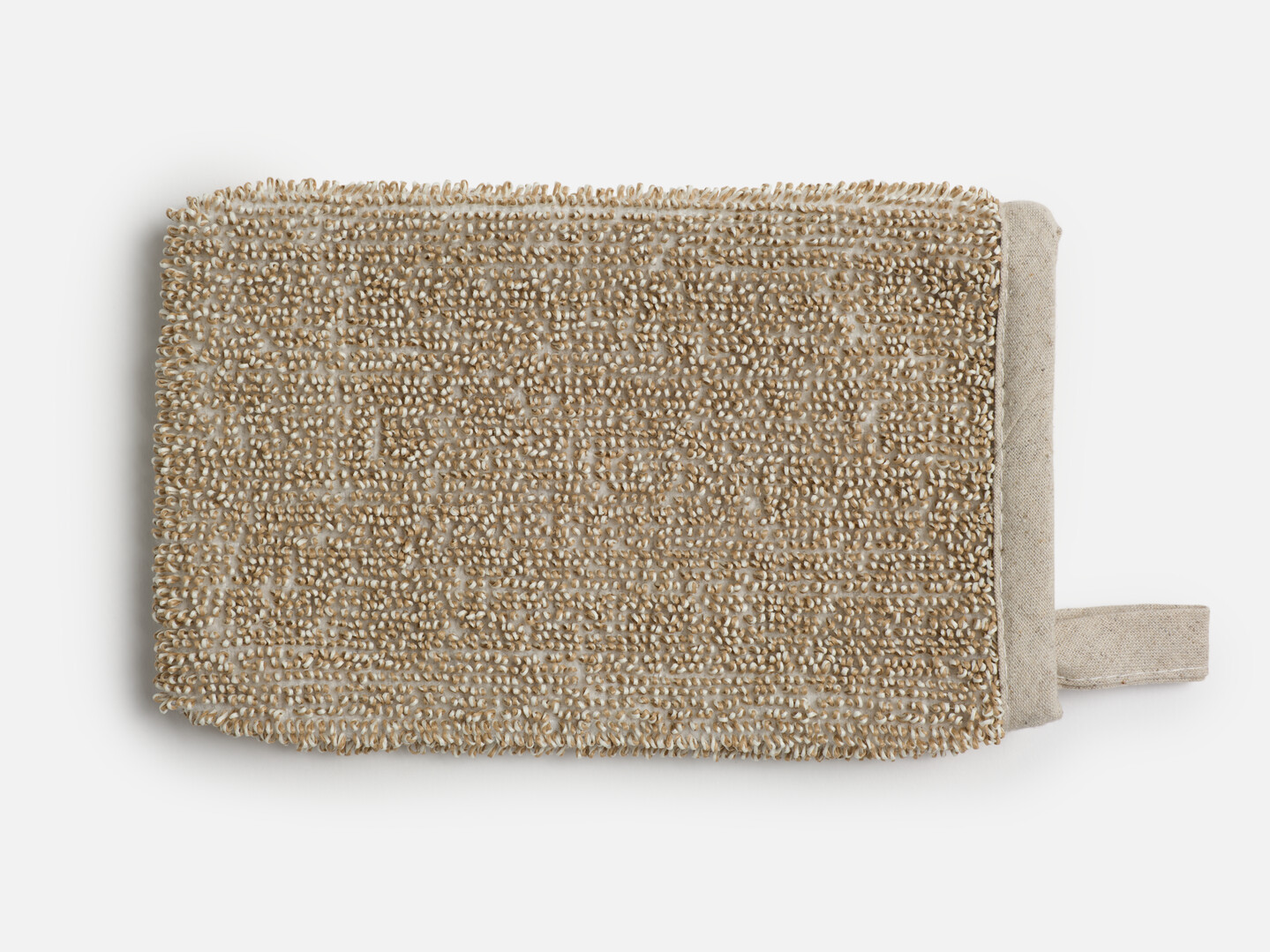 The outer side of the Sasawashi Deep Scrubbing Body Mitt