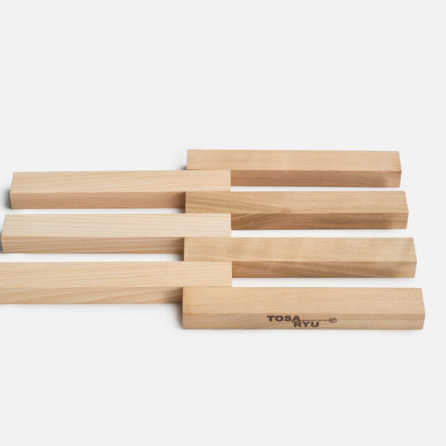 The hinoki and sakura pot rest expanded from Japan House London