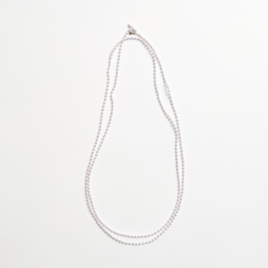 Micro Sphere Necklace – Silver