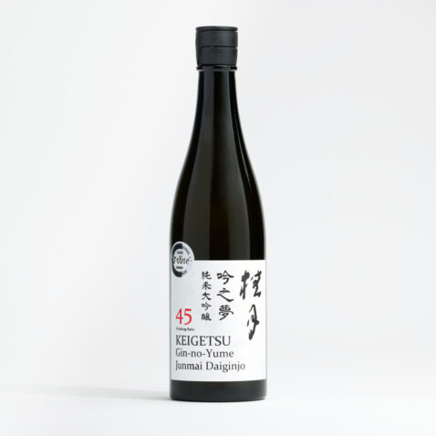 A 720ml bottle of Keigetsu Junmai Daiginjo sake
