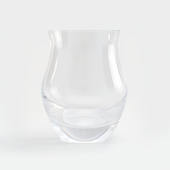 A tulip shape glass for sake