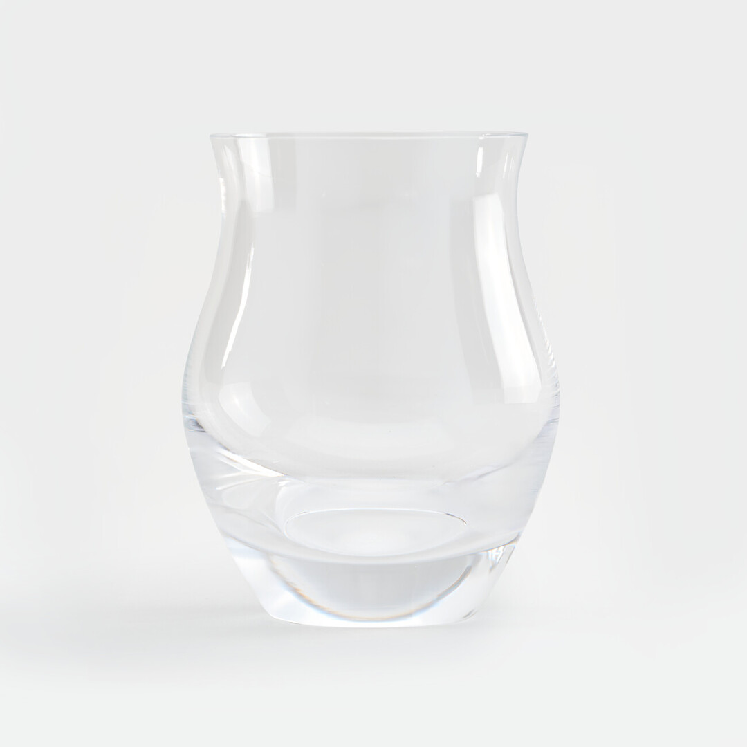 A tulip shape glass for sake