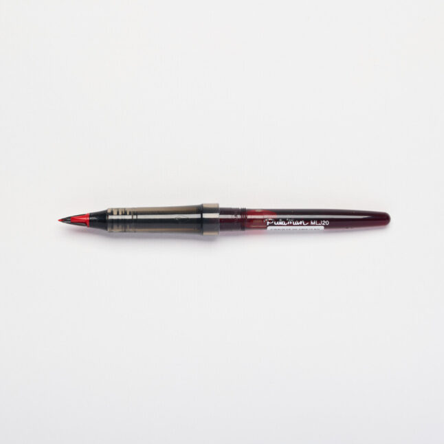 A Tradio fountain pen refill in red by Craft Design Technology