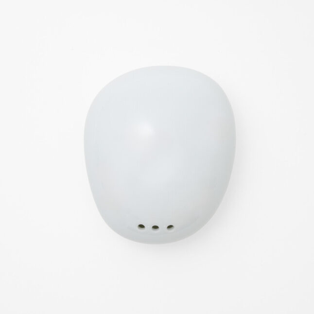White Hakusan Porcelain pepper shaker