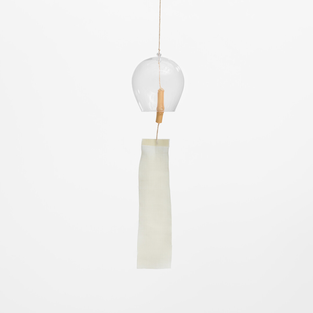 Bamboo Glass Linen Wind Chime