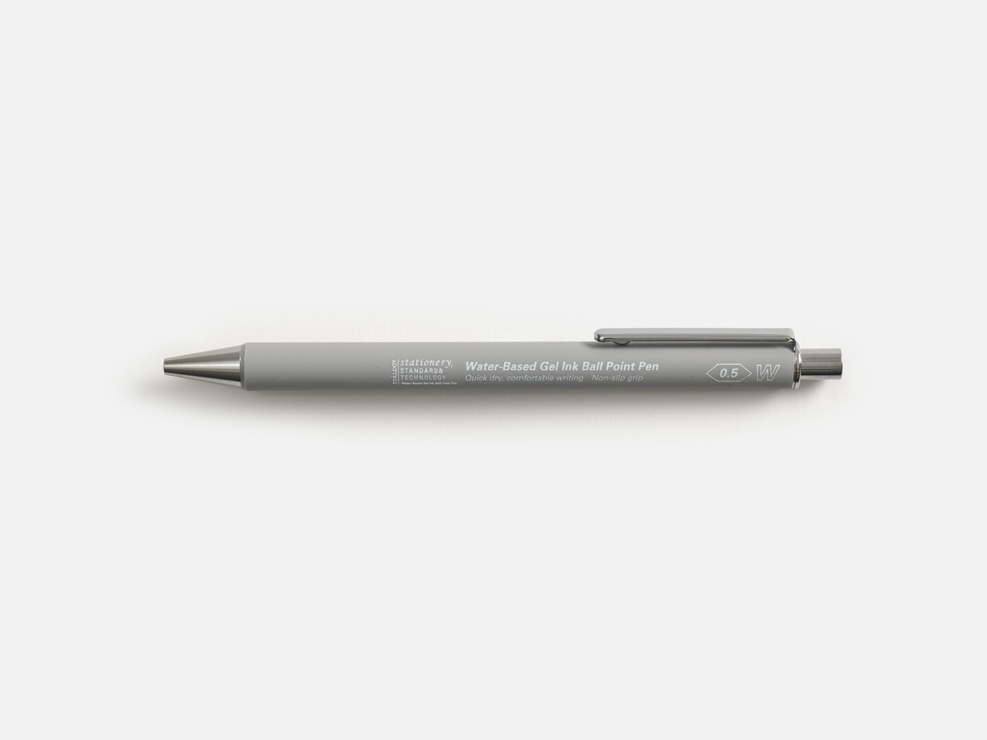 STALOGY Water-Based Gel Ink Ball Point Pen grey