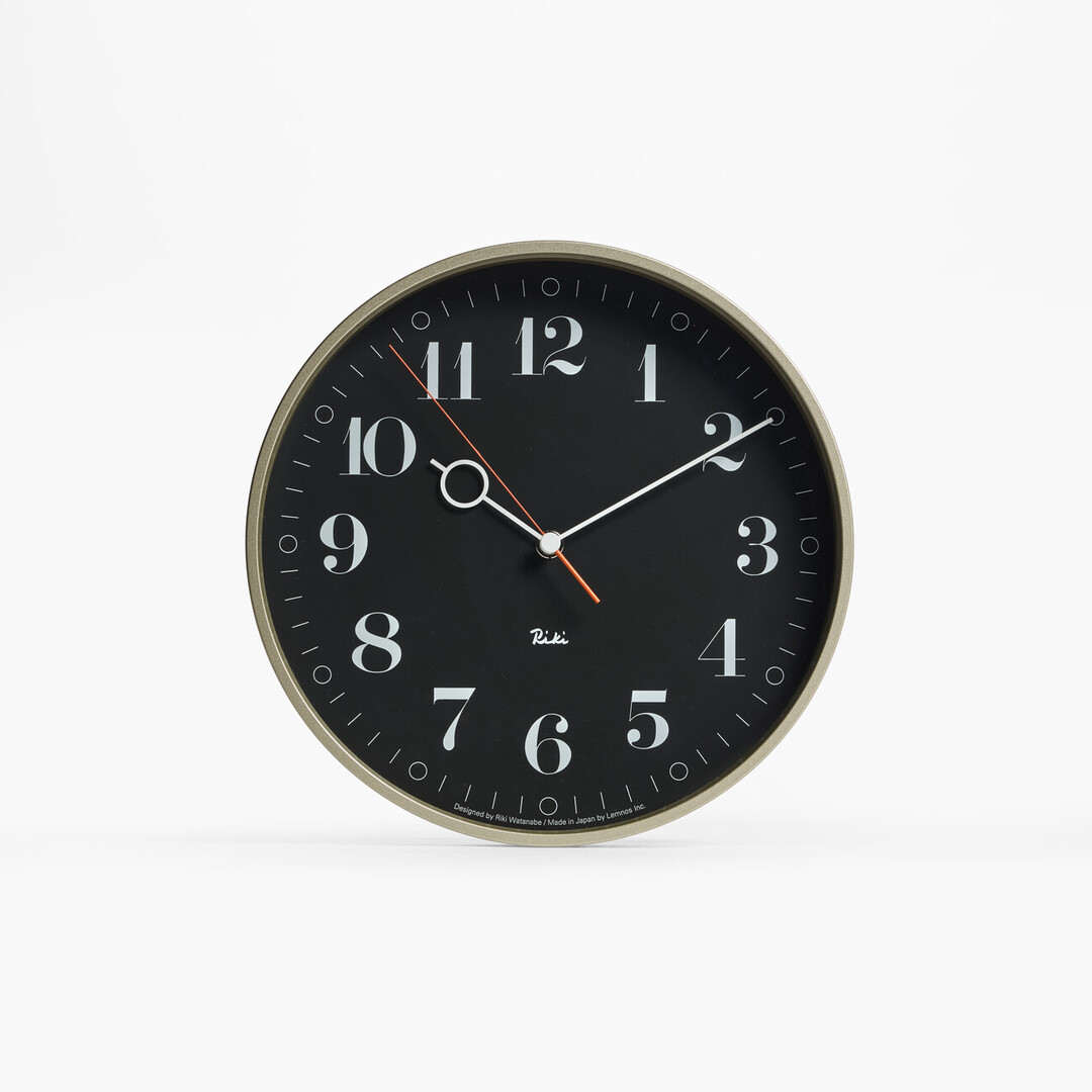 RIKI RING CLOCK – Watanabe Riki – Black