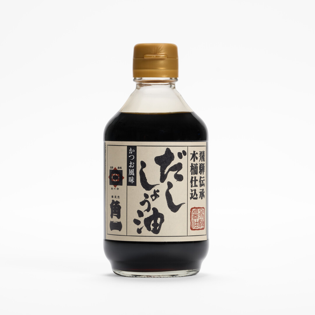 A bottle of Smoked Soy Sauce from Japan House London.