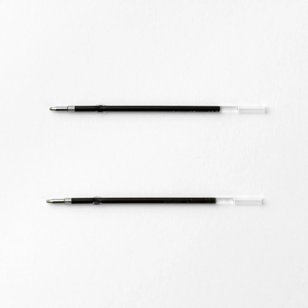 Two STALOGY Refill for Low Viscosity Ballpoint Pen Black Ink from Japan House London.