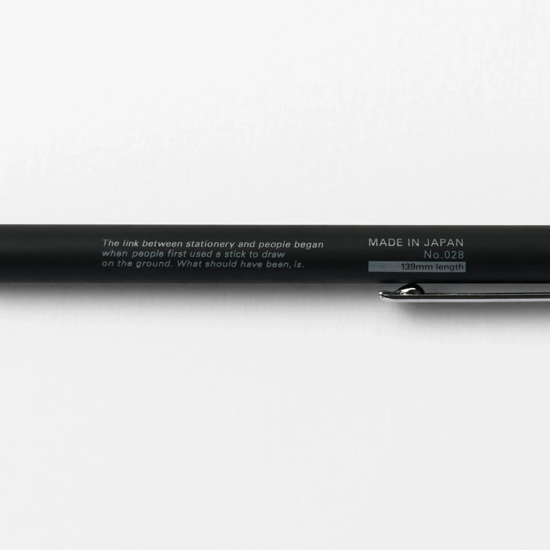 A STALOGY Water-Based Gel Ink Ball Point Pen in black from Japan House London.