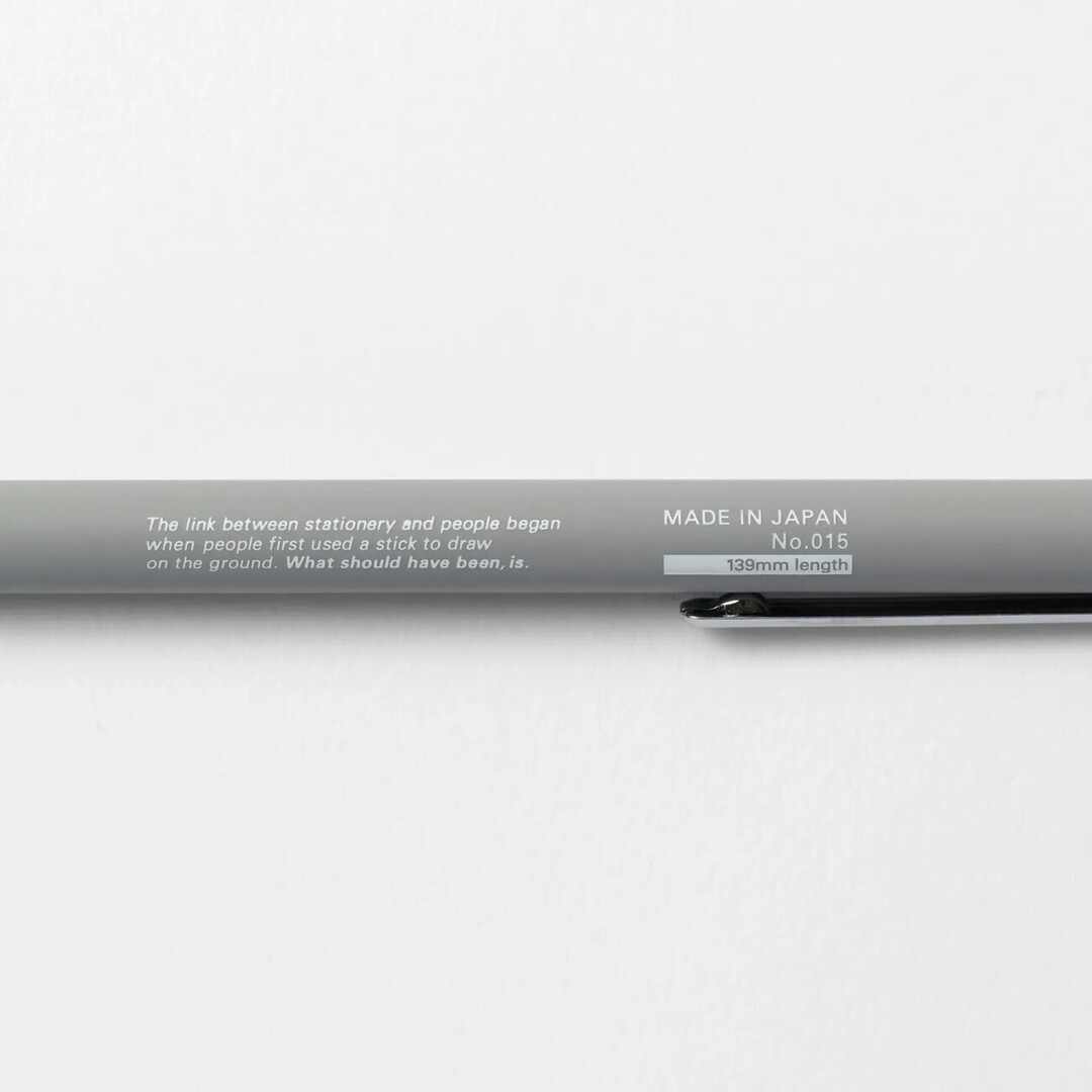A grey Ballpoint Pen 0.7mm by STALOGY from Japan House London.