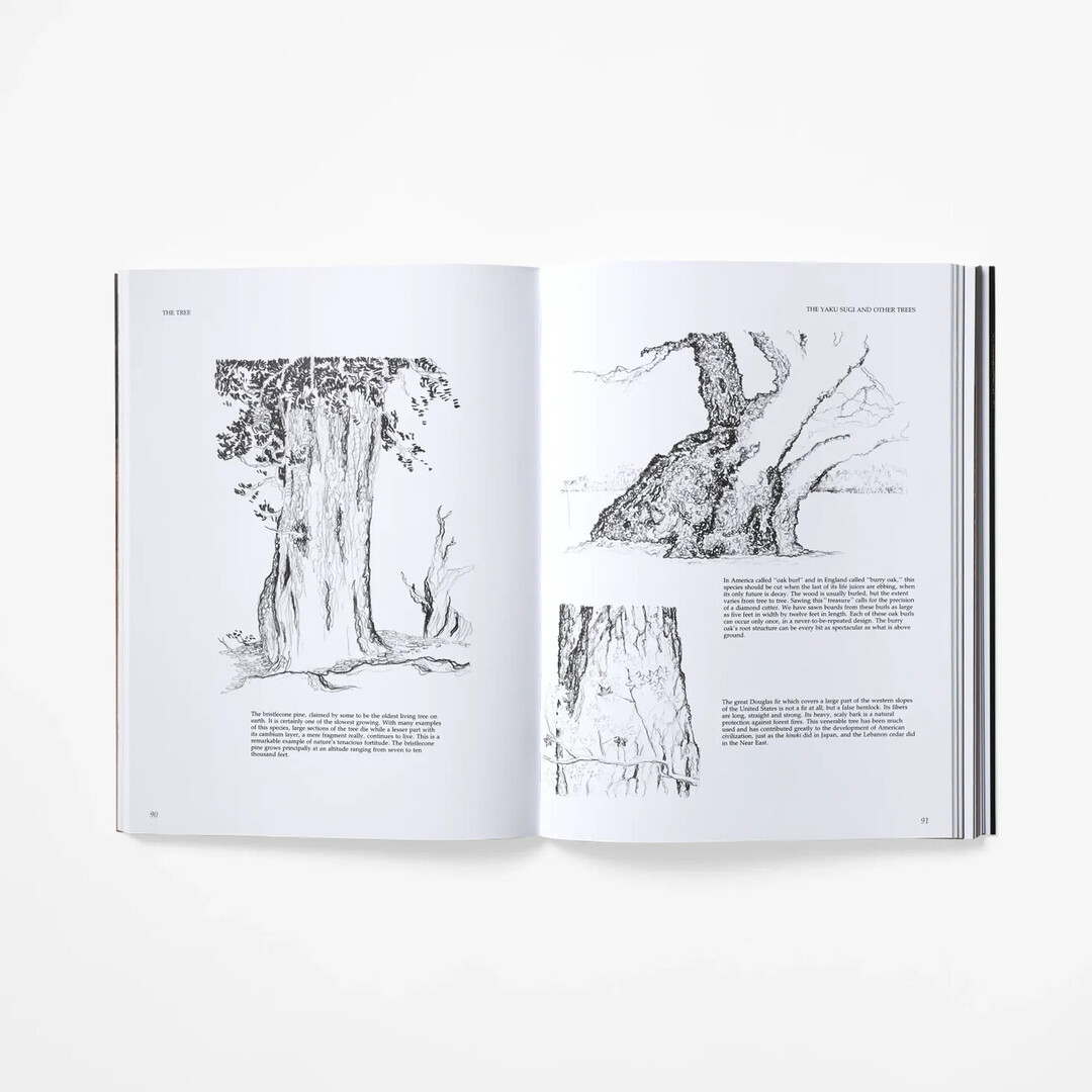 The spread of The Soul of a Tree: George Nakashima from Japan House London.
