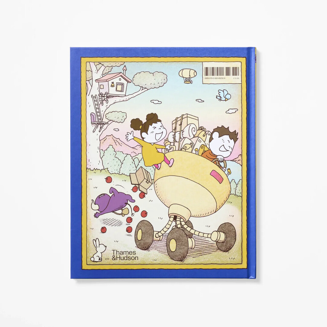 The back cover of Why Do I Feel Like This? with illustrations of a small girl exploring her feelings from Japan House London.