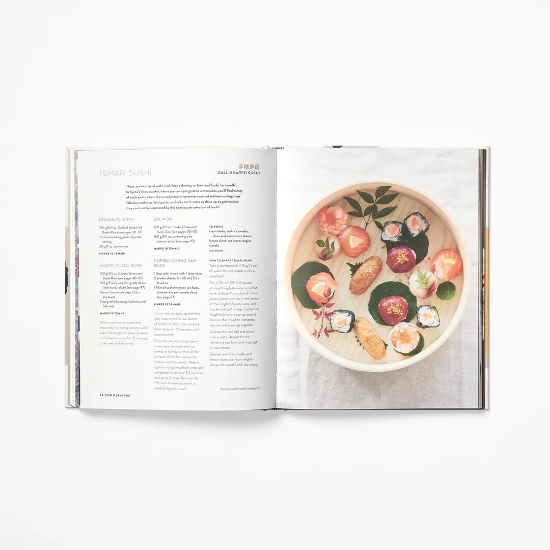 A spread of Otsumami: Japanese Small Bites & Appetizers: Over 70 Recipes to Enjoy with Drinks with recipe and image of recipe from Japan House London.