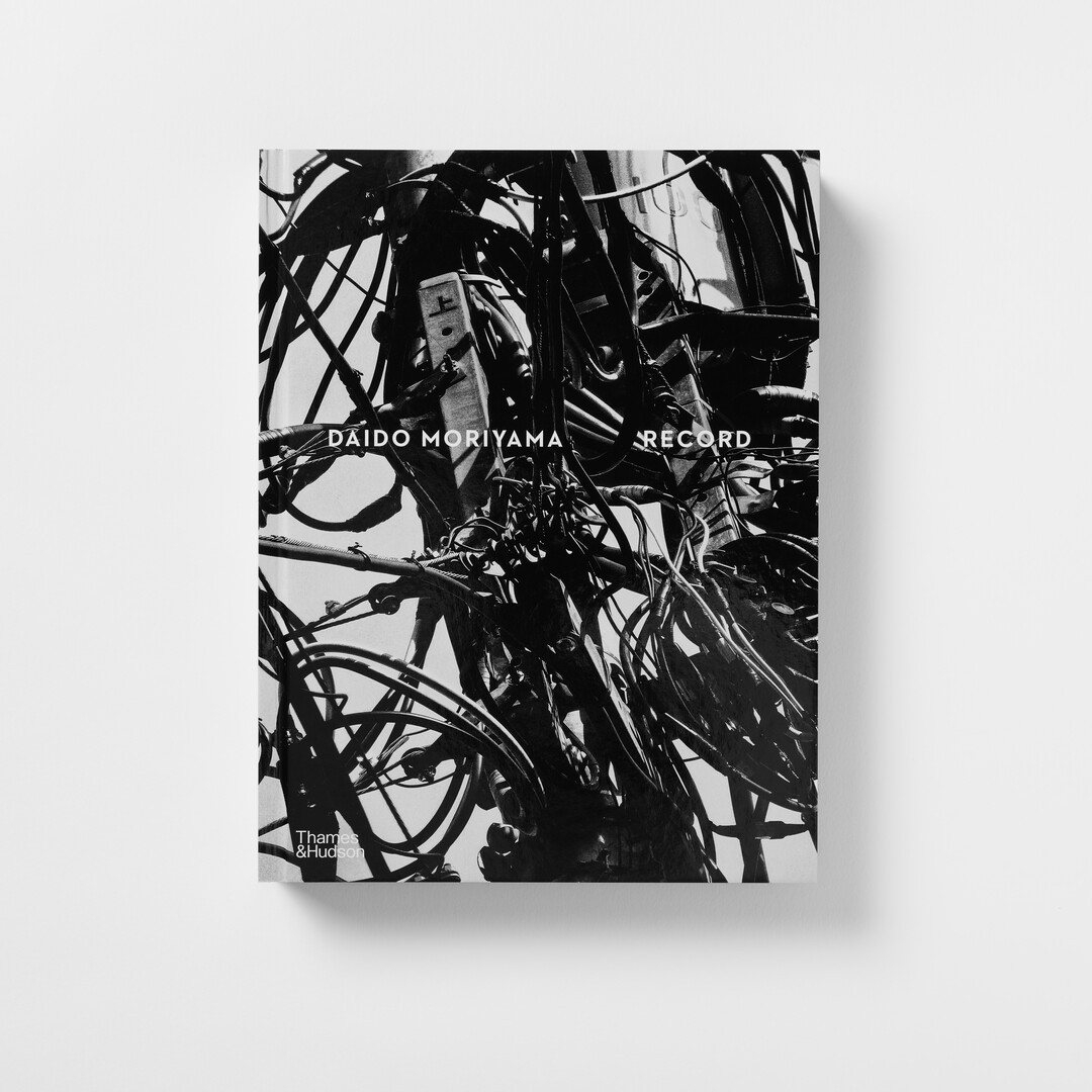 The cover with black and white photography by Moriyama Daidō from his book Record from Japan House London.