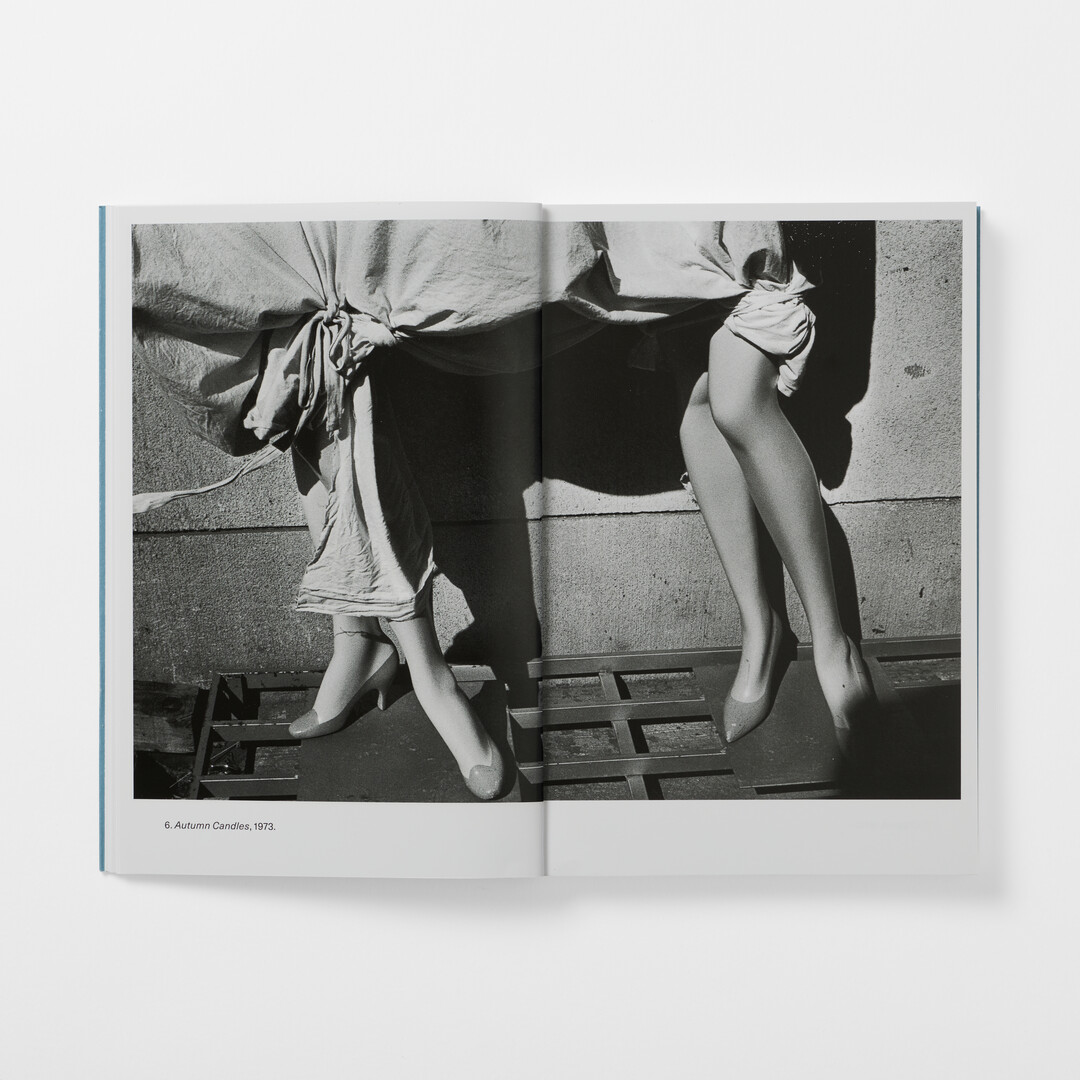 A spread with black and white photography from Issei Suda Photofile from Japan House London.