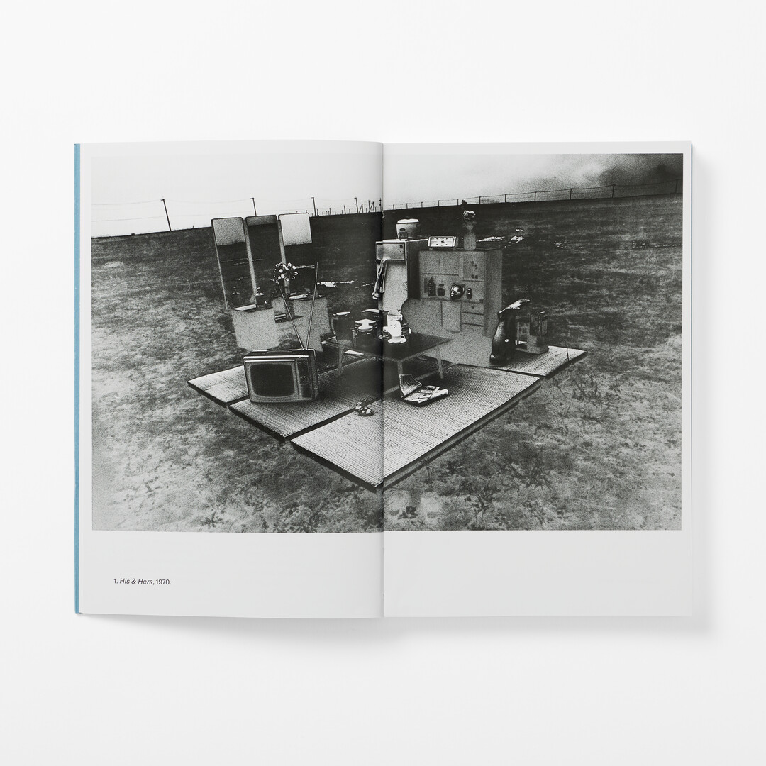 A spread with black and white photography from Issei Suda Photofile from Japan House London.