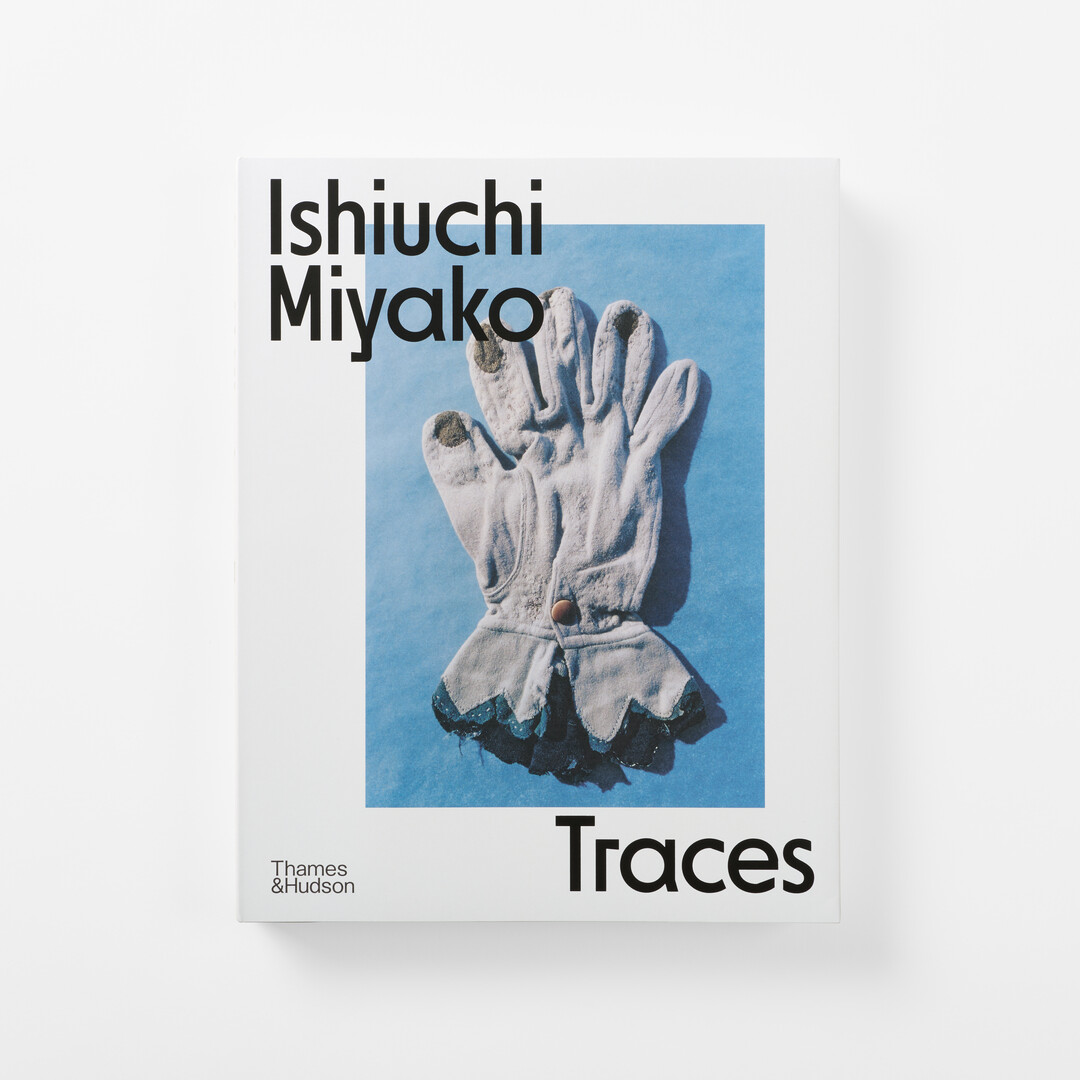 The front cover of white gloves from Ishiuchi Miyako's Traces from Japan House London.