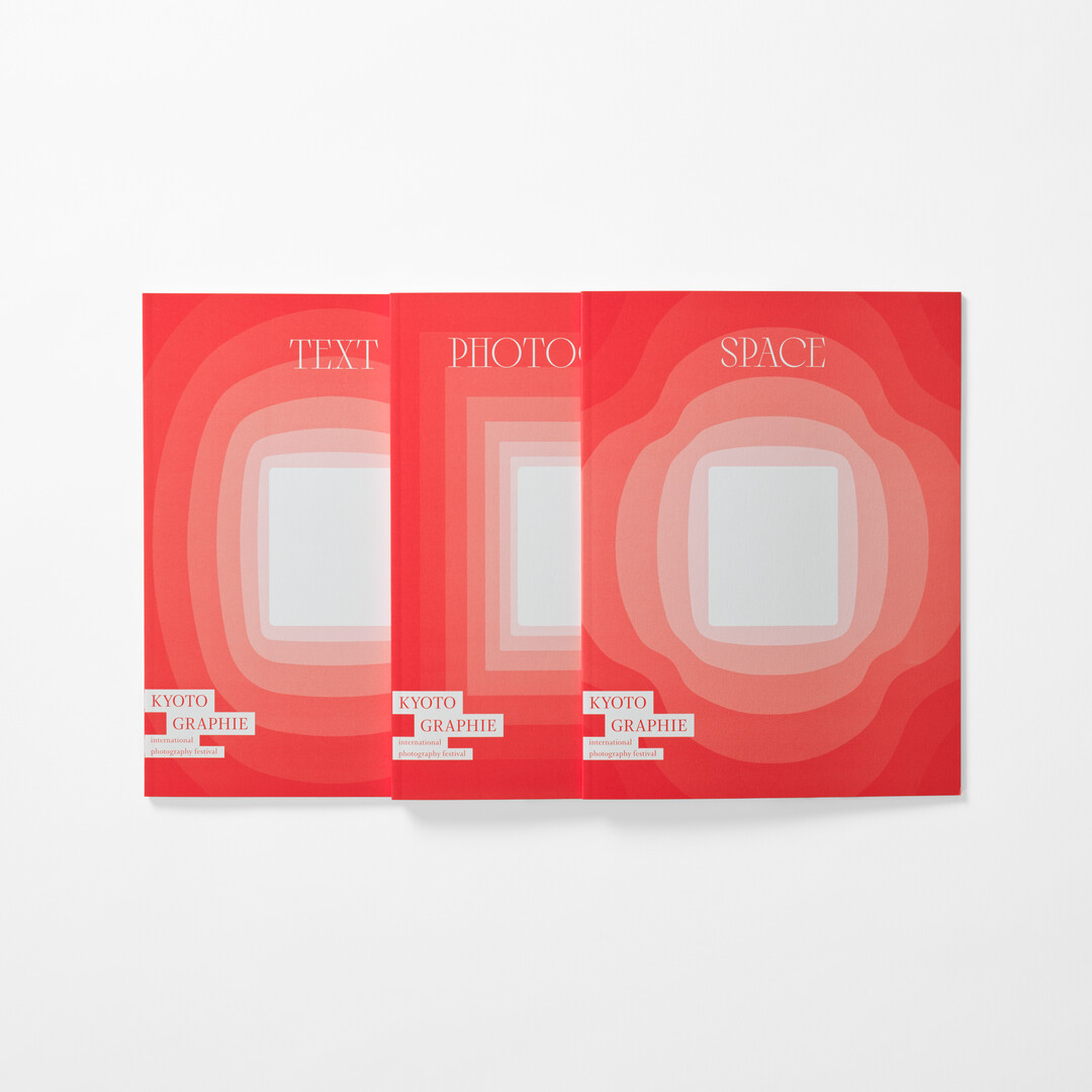 The Kyotographie 2025 Catalogue with three books from Japan House London.