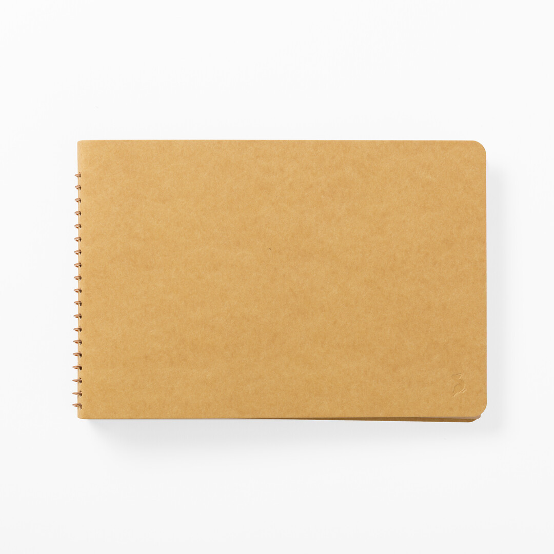 TRC Spiral Ring Notebook B6 with beige cover from Japan House London.