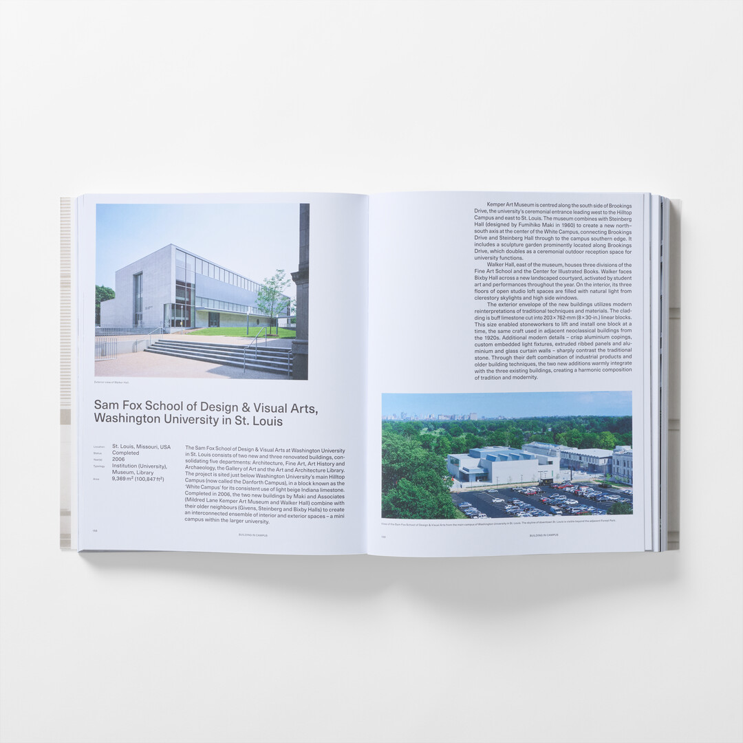 A spread from Maki Opus with photographs and text from Japan House London.