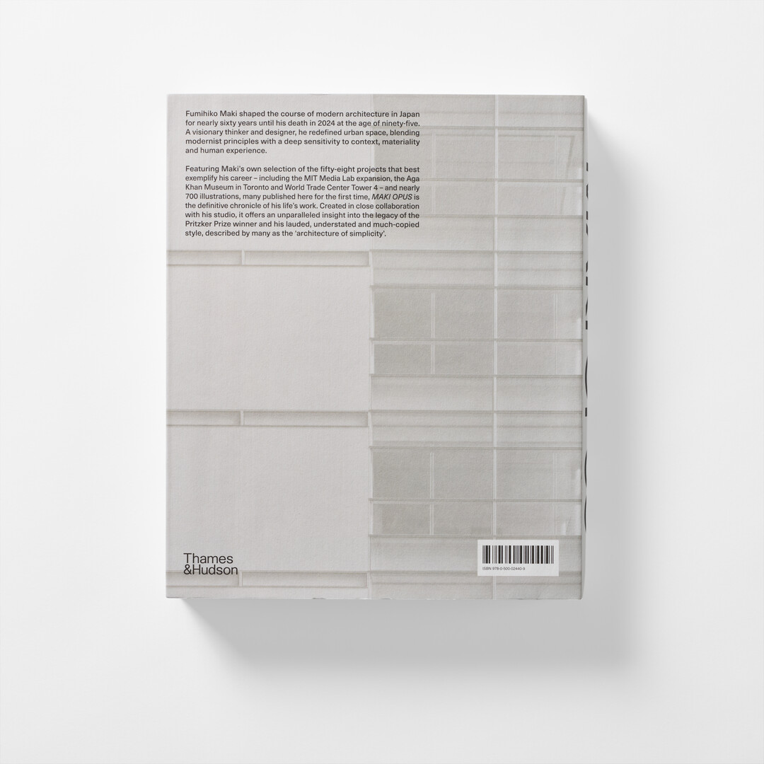 Black and white cover from Maki Opus from Japan House London.