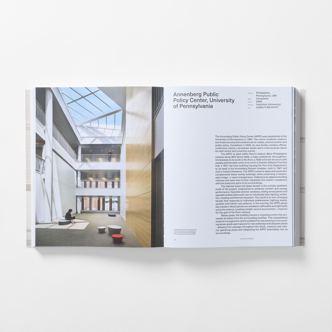 A spread from Maki Opus with photographs and text from Japan House London.