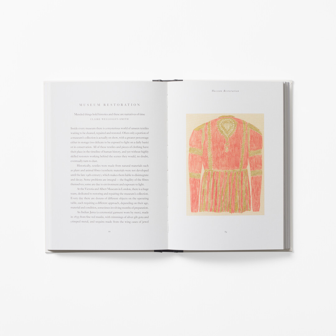 A spread from the book The Art of Repair from Japan House London.