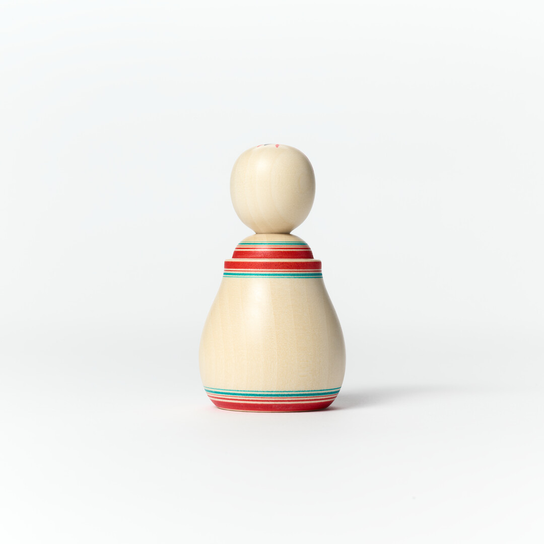 Naruko Wooden Kokeshi Doll Nemariko in Small