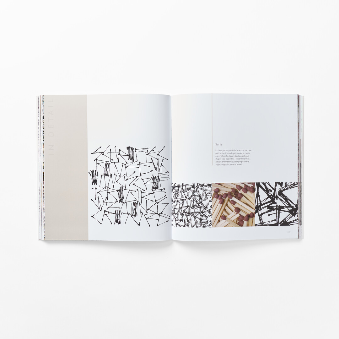 A spread from Calligraphy: A Book of Contemporary Inspiration from Japan House London.