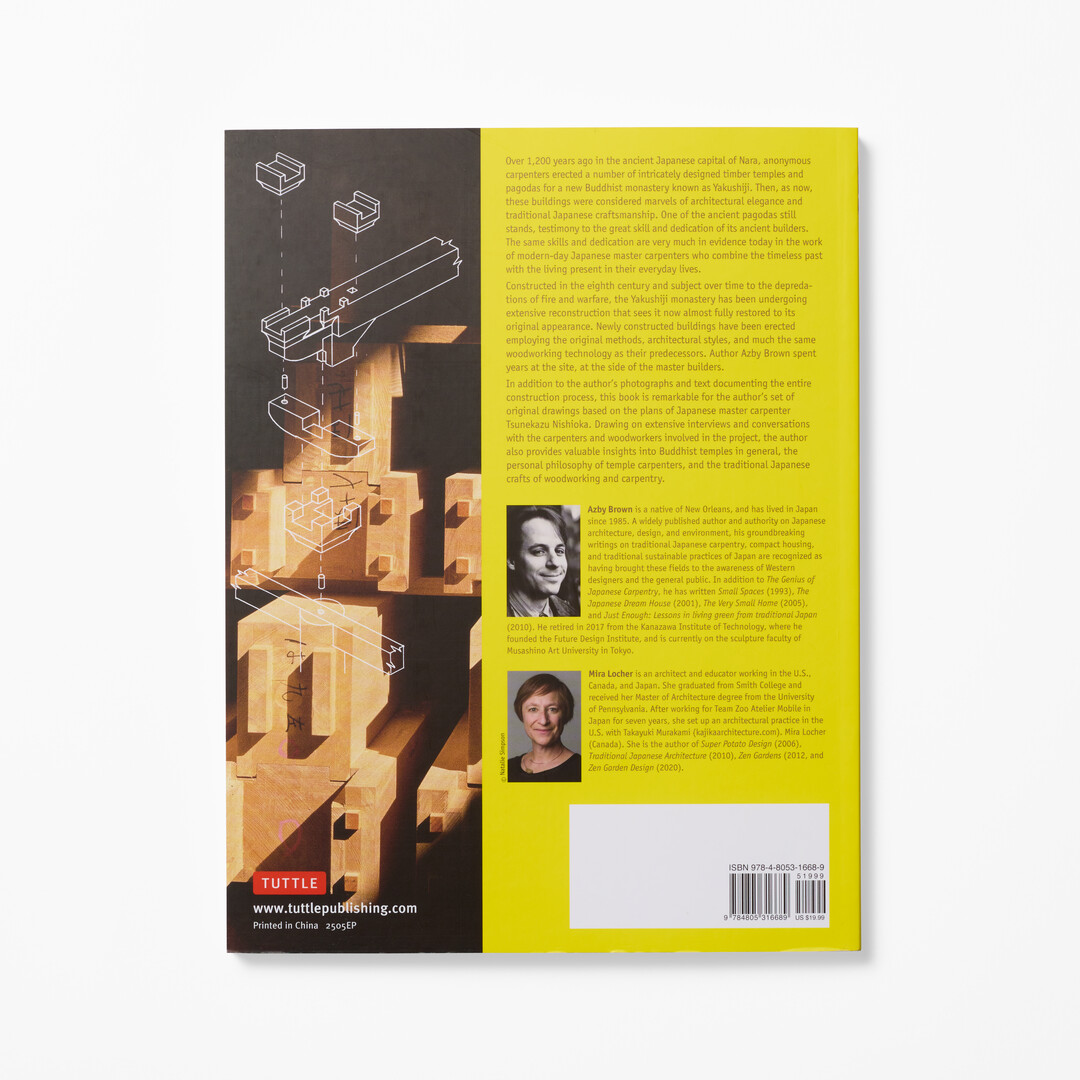 The cover from the book The Genius of Japanese Carpentry from Japan House London.