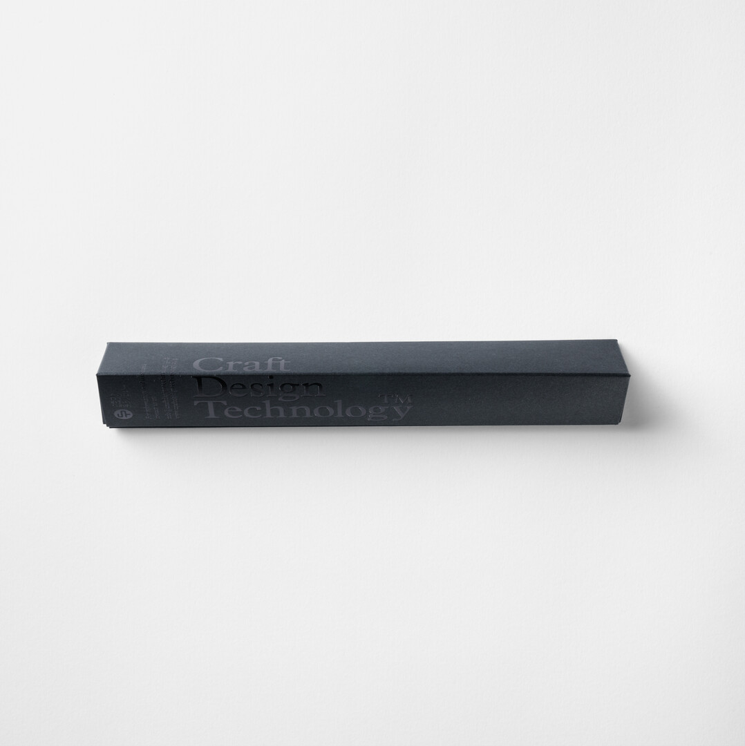 A black triangular box with the words Craft Design Technology by CDT from Japan House London.