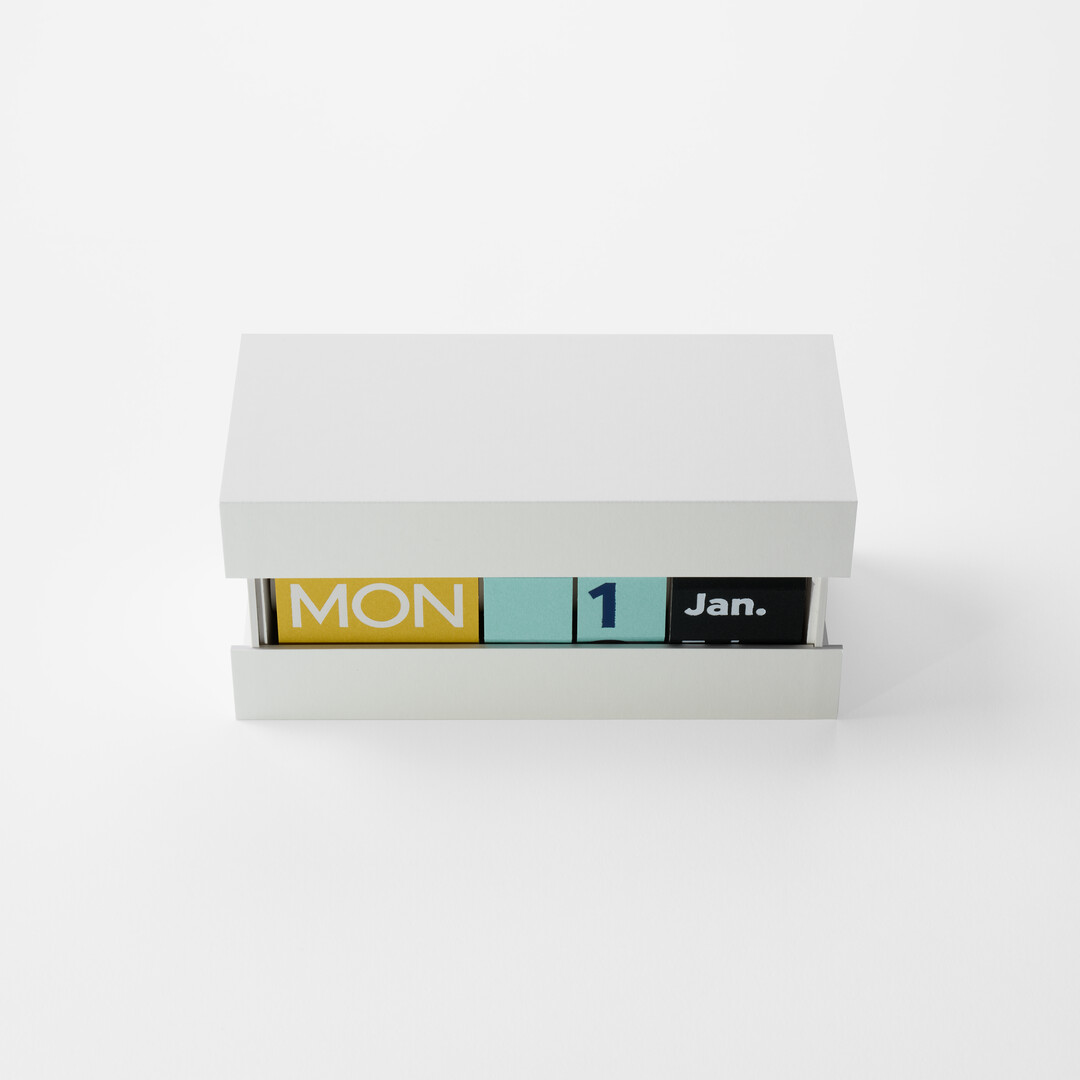 White Paper Perpetual Calendar by Mlorita Corporation from Japan House London.