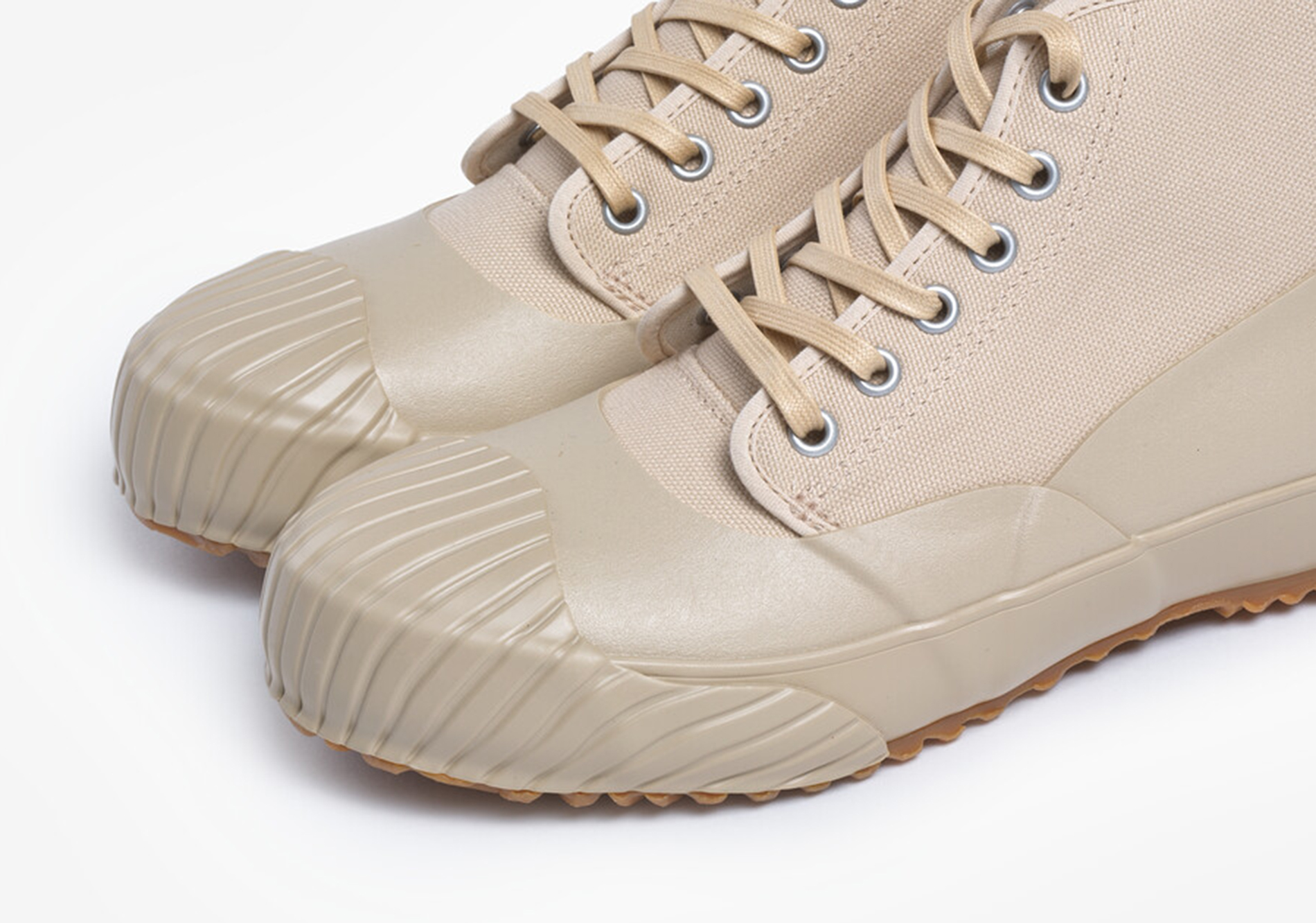 Alweather moonstar shoes in beige from Japan House London.