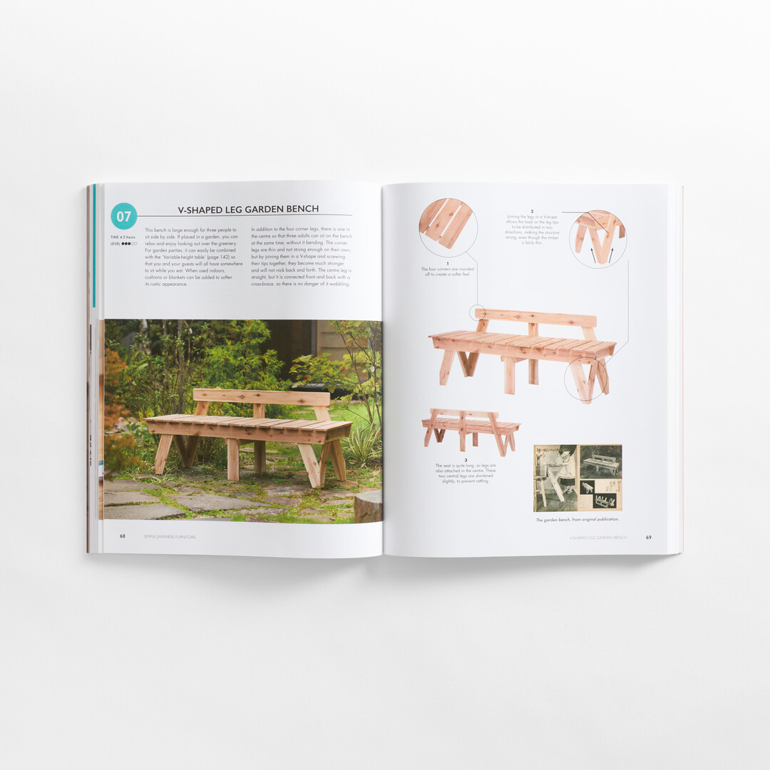 A spread from Simple Japanese Furniture from Japan House London.