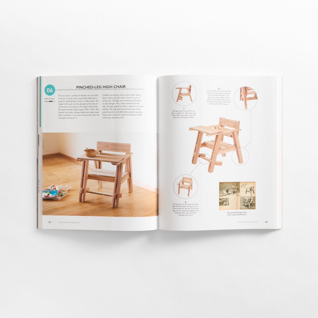 A spread from Simple Japanese Furniture from Japan House London.