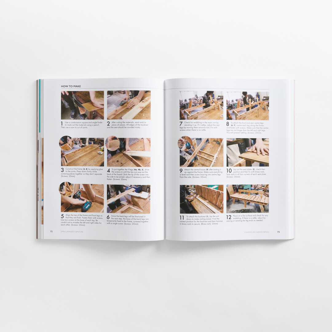 A spread from Simple Japanese Furniture from Japan House London.