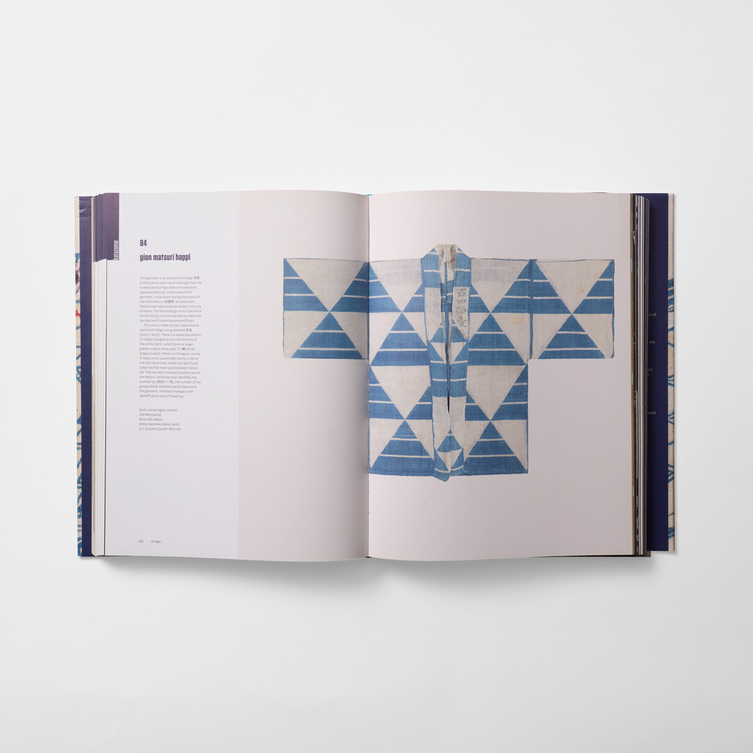 A spread from the book Textiles of Japan from Japan House London.
