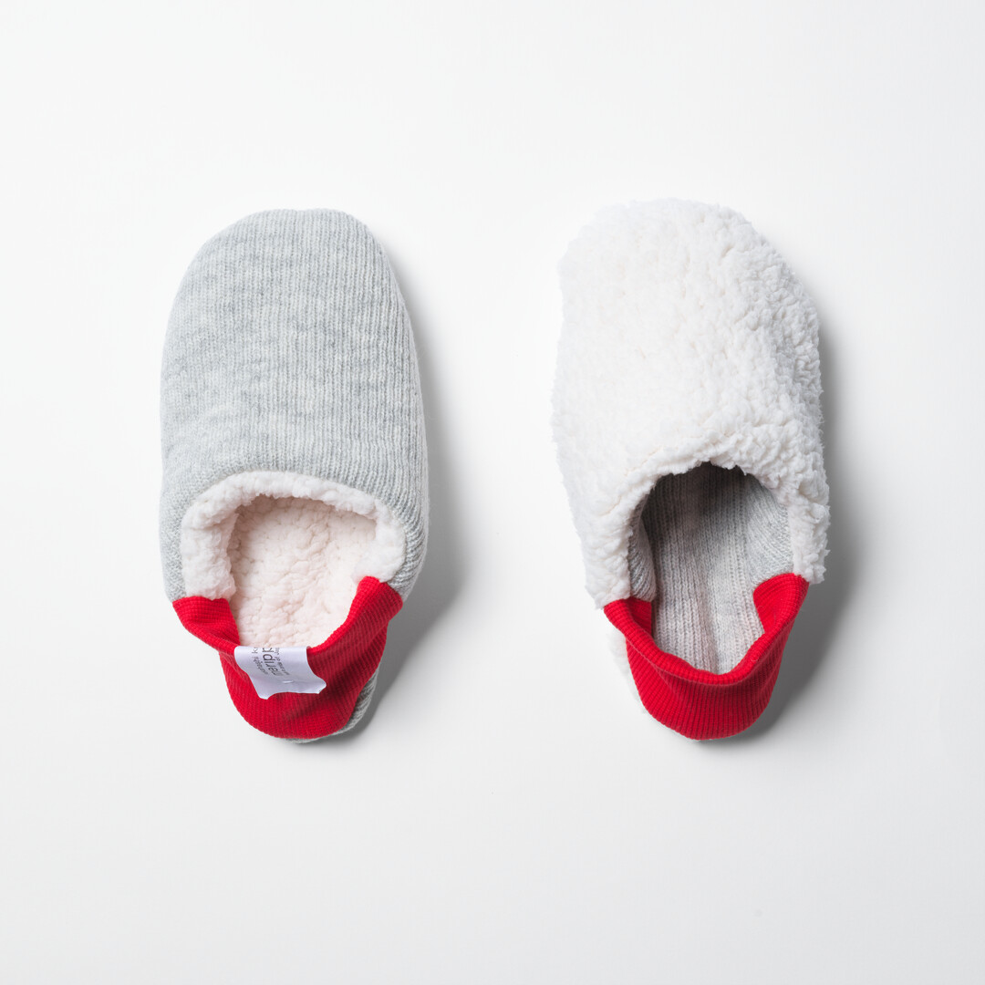 Merippa Slippers Quarter Knit Sheep Boa from Japan House London.