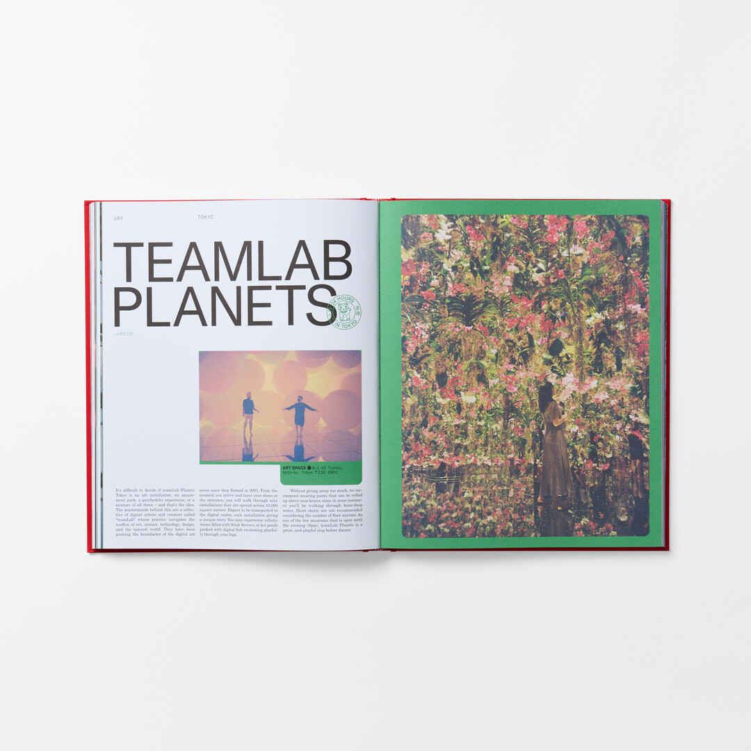 Spread from Type 7 Guide to Tokyo from Japan House London.