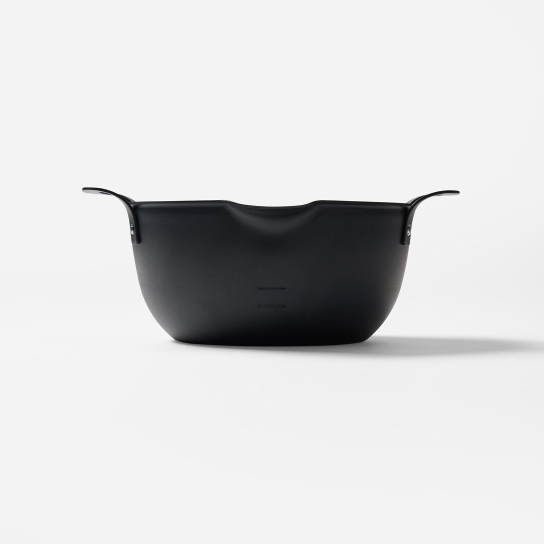 Aikata Black Steel Deep Frying Pot from Japan House London.