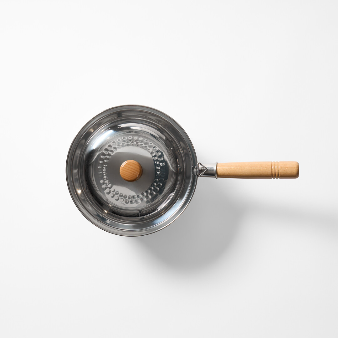 Stainless Steel Yukihira Sauce Pan 20 cm with lid from Japan House London.