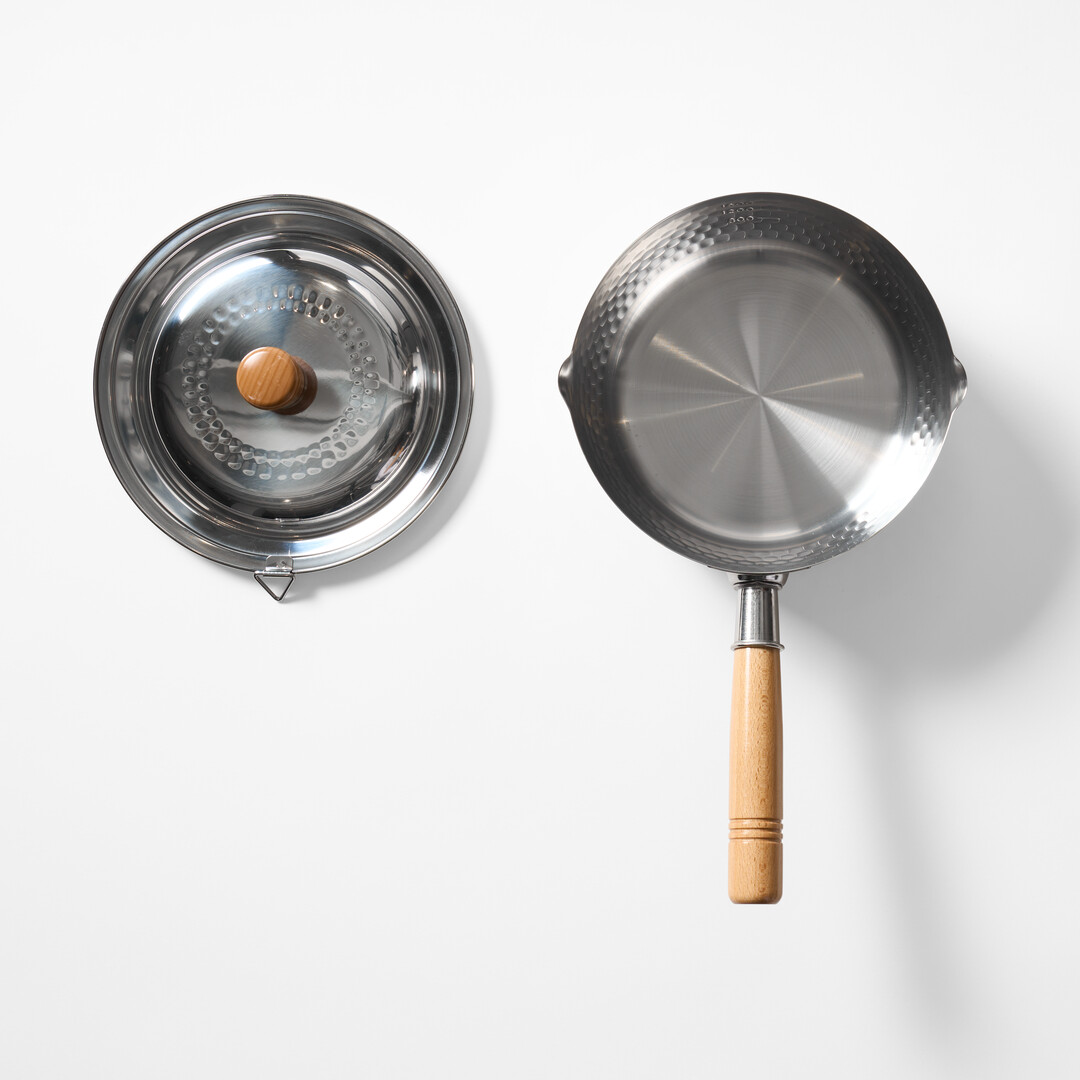 Stainless Steel Yukihira Sauce Pan 20 cm with lid from Japan House London.