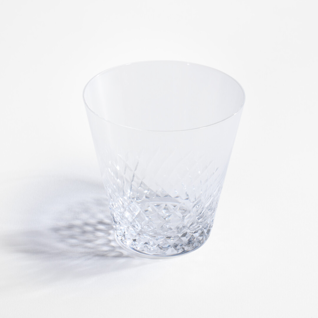 Edo Kiriko Whisky Glass Set Aya from Japan House London.