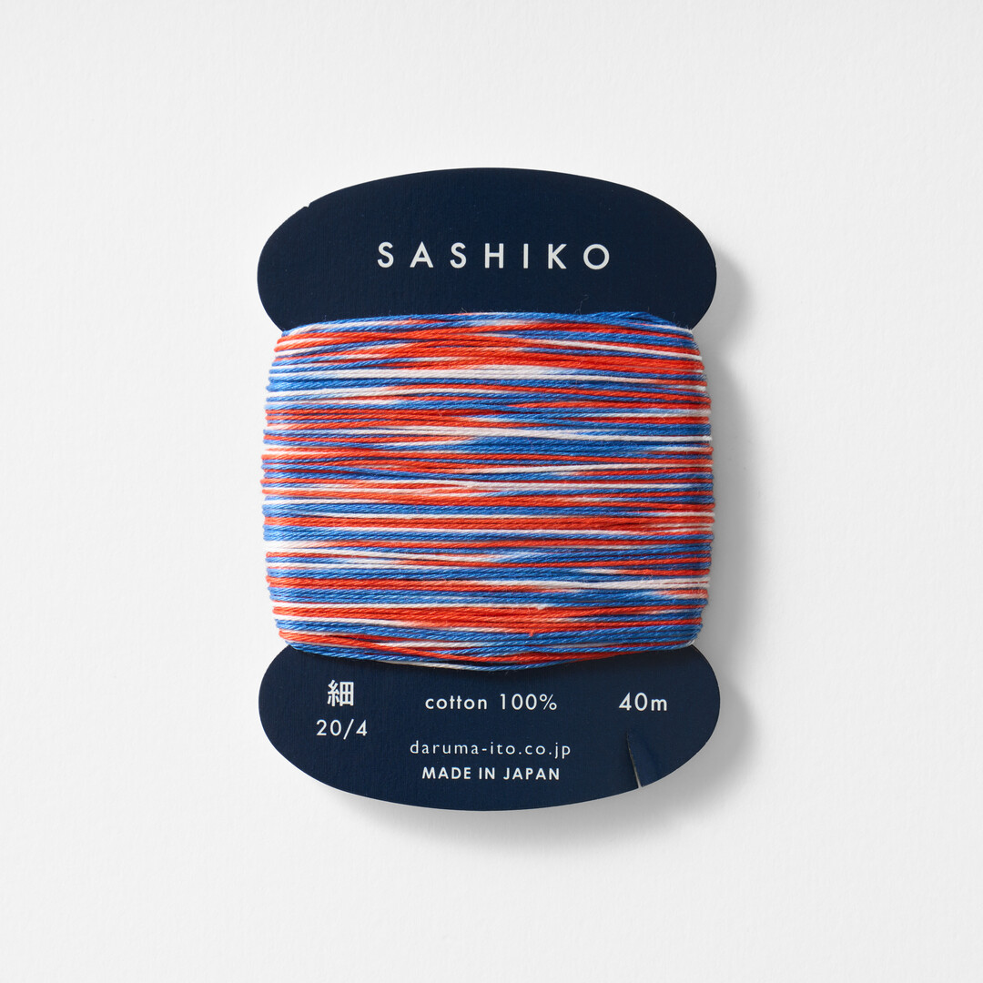 Multi coloured Sashiko Thread - Fine from Japan House London.