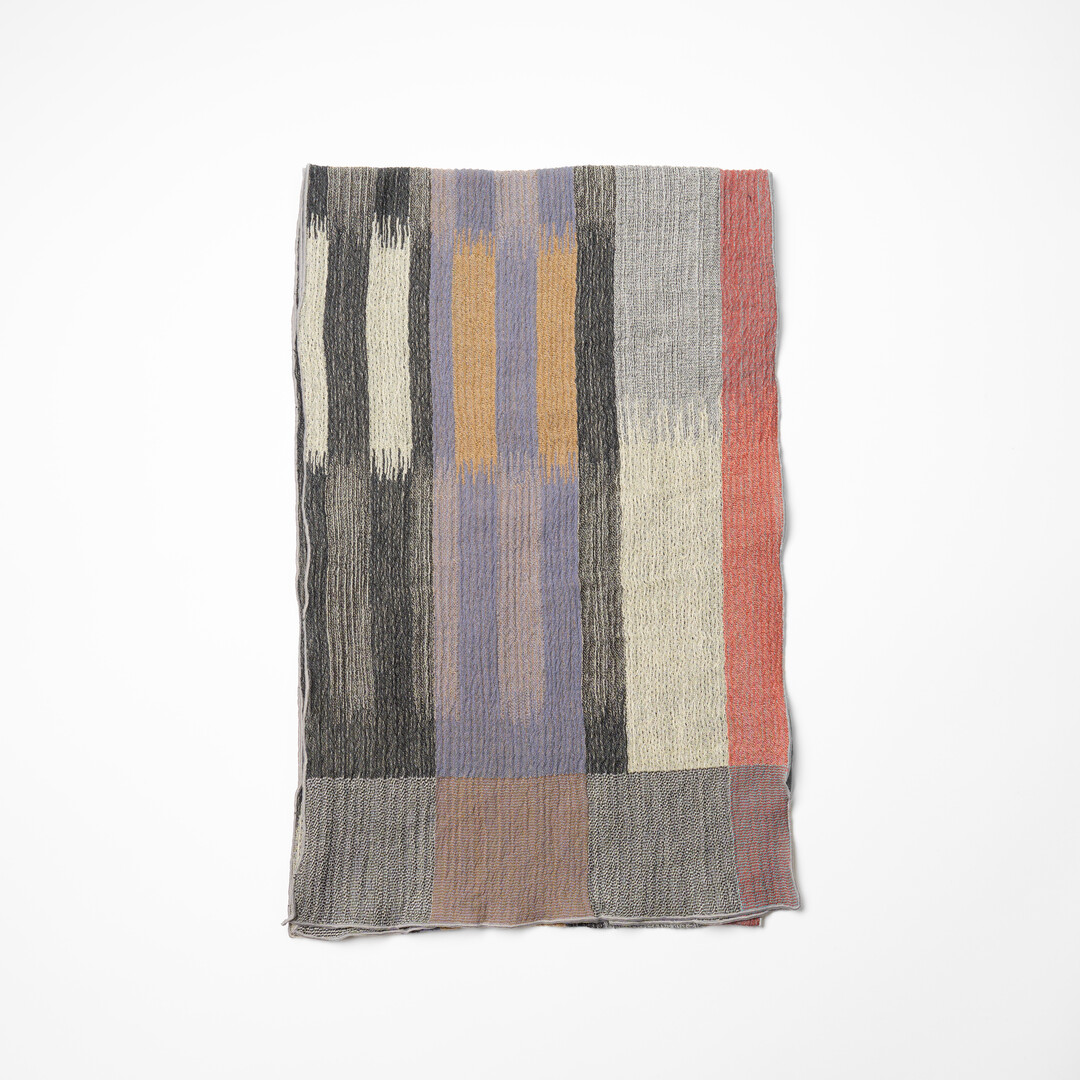NUNO Wool Scarf Kasuri Half size from Japan House London.